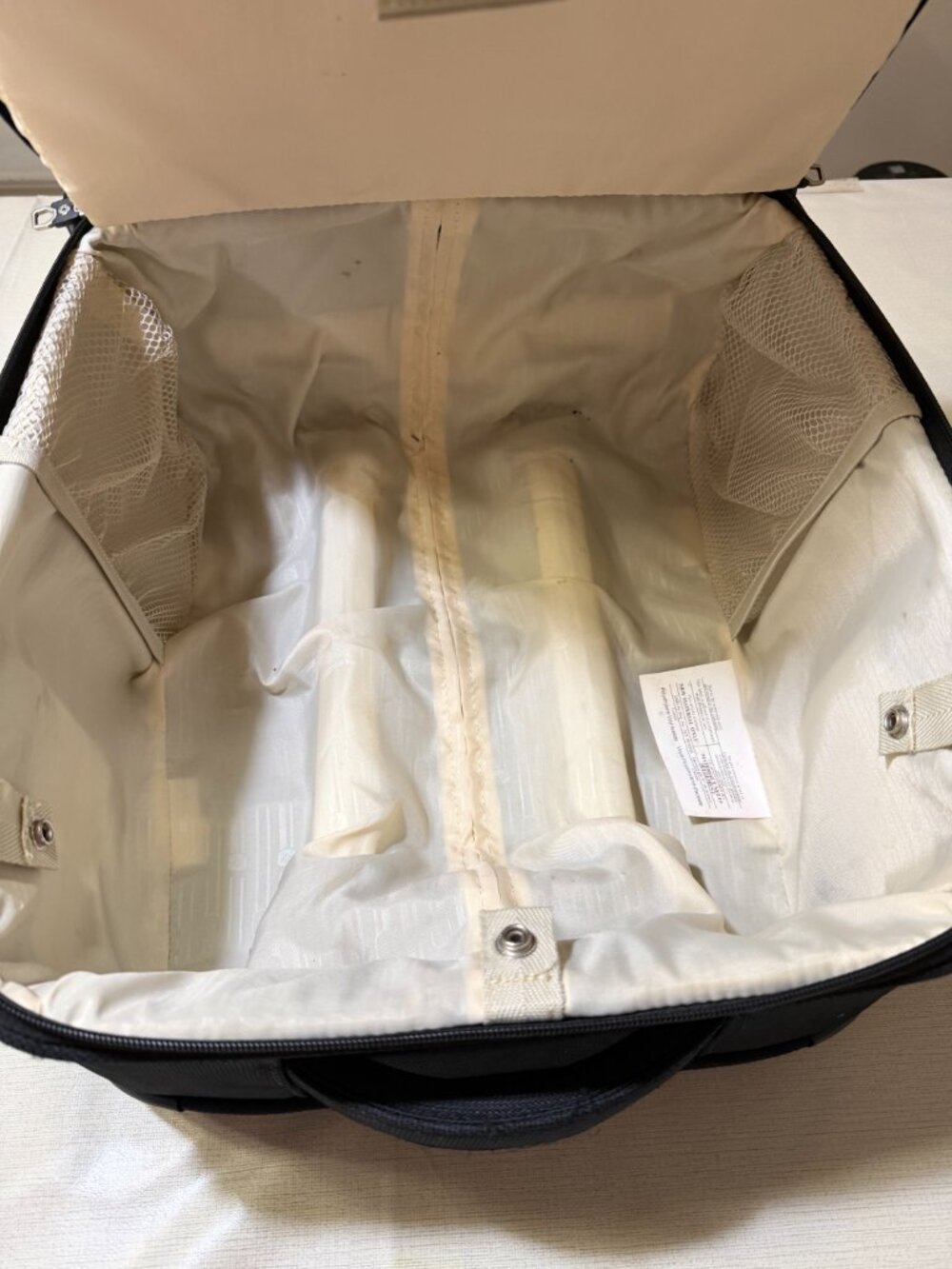Samsonite Black Rolling Travel Garment Bag with Front Pocket - Picture 7 of 12